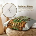 thumbnail image 4 of Christmas Pine Picks Pillow Covers 20x20 Inch Set of 2 - Winter Pinecones and Needles Cedar Fir Xmas Decoration Pillowcases Cushion Cover for Bedroom Couch Sofa Home Porch, 4 of 5