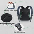 thumbnail image 3 of WATERFLY Unisex Student 20L Small Durable Travel Hiking Nylon Backpacks Daypack,Dark Blue, 3 of 8