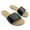 BLACK, variant on GJPBGK Women's Dressy Slide Sandals - Comfortable Flat Slip-On Shoes for Women, Stylish Sandals for Casual Outfits, Parties, Beach, and Everyday Wear, Sizes 6-10
