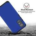 thumbnail image 5 of TJS for TCL ION X / ION V / 40Z Phone Case, Magnetic Support Dual Layer Drop Protection Impact Rugged Armor Cover (Blue), 5 of 5