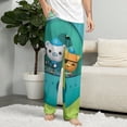 thumbnail image 4 of The Octonauts Pajamas Pants 3D Printing Wide Leg PJ Pant Loungewear Casual Comfy Sleepwear Lounge Pants for Men WomenL, 4 of 9