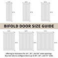 thumbnail image 2 of Interior White Primed Shaker 1 panel Solid Wood Core Bifold Closet Doors With Hardware Kit, 2 of 10