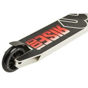 Mongoose Rise 100 Freestyle Stunt Kick Scooter, for ages 8 and up, White red