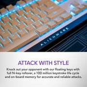 Alienware Low Profile RGB Mechanical Gaming Keyboard AW510K Lunar Light
