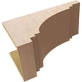 thumbnail image 6 of 11"W x 22"D x 11"H Wide Pescadero Rough Cedar Woodgrain TimberThane Corbel, Primed Tan, 6 of 6