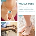thumbnail image 4 of Miangastore 90pcs Diy Jewelry Making Beads Spacer Beads Loose Beads Inlaid with Rhinestone, 4 of 9