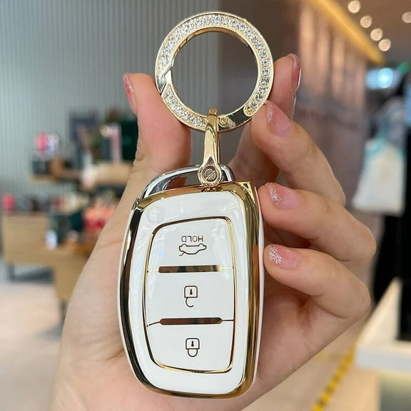 For Hyundai Tucson Santa Fe Rena Sonata Elantra Creta Ix35 Ix45 I10 I30 I40 Smart Key Case Cover Auto Accessories