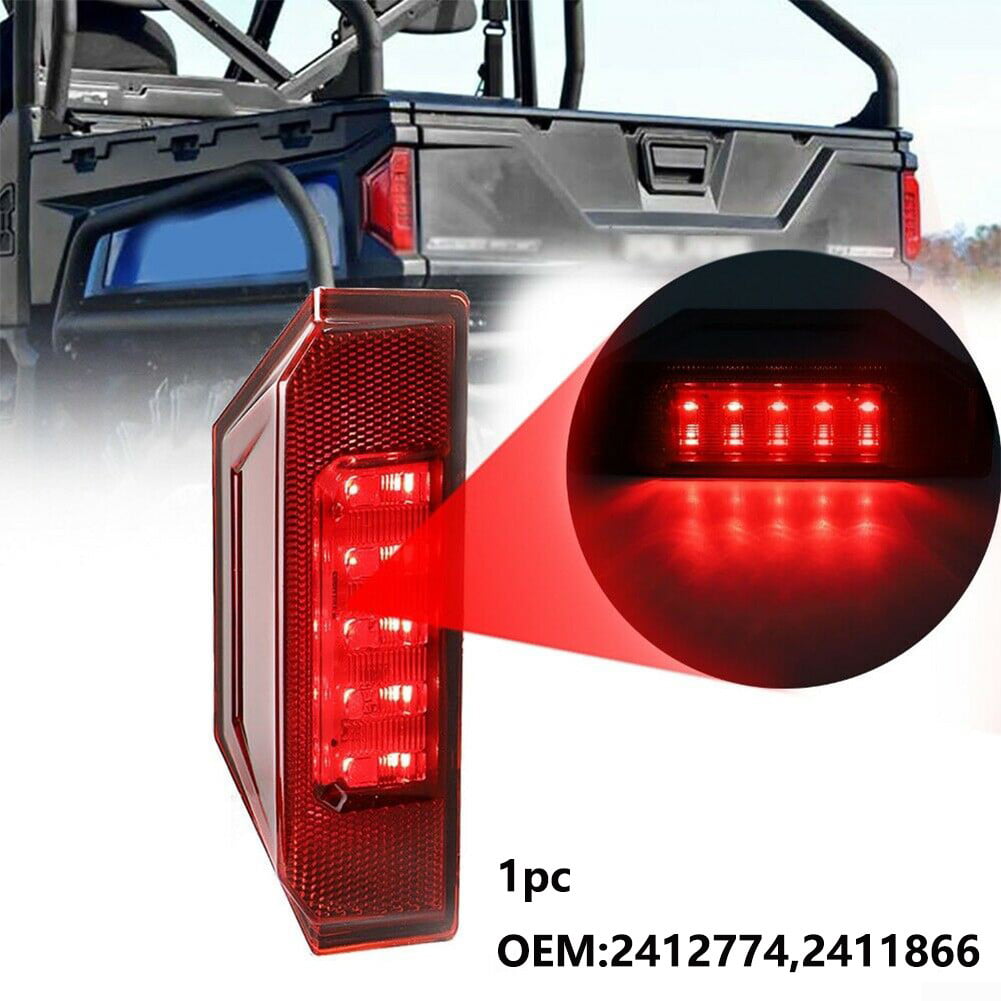 1 Pair Rear Tail Light Assembly,New LED Brake Stop Lamp for 2013-2016 Polaris Ranger RGR Brutus 570 XP 900 1000 Replacement Part 2412774 Red-BUNKER INDUST 