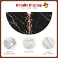 thumbnail image 5 of Kll Black Marble Texture Abstract Christmas Tree Skirt 36",Party Decorations Farmhouse For Christmas Decorations Holiday Party, 5 of 8