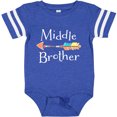 thumbnail image 3 of Inktastic Middle Brother Arrow Boys Baby Bodysuit, 3 of 5