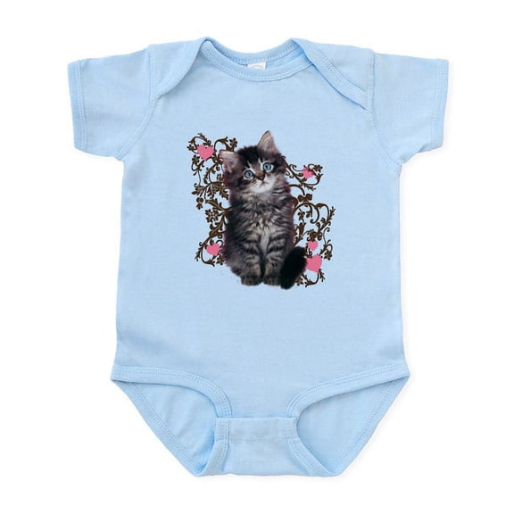 CafePress - Cute Kitten Kitty Cat Lover Infant Bodysuit - Baby Light Bodysuit, Size Newborn - 24 Months