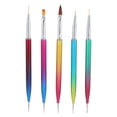 thumbnail image 1 of Nail Art Painting Brushes Set, Double Ended Professional Gradient Nail Design Brushes For Nail Experts For Home For Nail Learners For Salons ANGGREK Otros, 1 of 8
