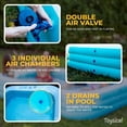 thumbnail image 3 of Toysical Inflatable Pool with Air Pump - 118 x 72 x 22” Above Ground Pool, Swimming Pools for Kids and Adults and The Entire Family ,More Durable Than Other Blow Up Pools , Includes Patches, 3 of 7