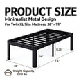 thumbnail image 4 of Apextella 14 in Twin No Box Spring Needed and Underbed Storage Platform Bed Frame, 4 of 8