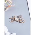 thumbnail image 1 of 1 broche de aleación de zinc con forma de corazón y diamantes de imitación, con perlas de resina decorativas., 1 of 3