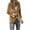 Khaki, variant on Women's Velvet Blazer Suit Jackets Business Casual Button Up Fall Winter Outerwear Work Office Coats Black S