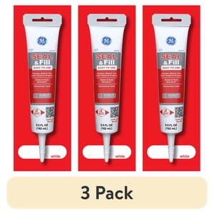 GE Seal & Fill Multi-Purpose Kitchen & Bath Caulk, White
