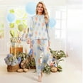 thumbnail image 3 of Onlypjs Easter Family Matching Pajamas Set Egg Print – Soft Long Sleeve Sleepwear for Men and Women, Cozy Loungewear, 3 of 5