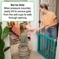 thumbnail image 4 of Ingenuity The Doorway 36S Series Custom Collection Pet and Baby Gate, Natural Wood Ready for Paint or Stain, Openings from 30-36" Wide, Ages 6-24 Months, 4 of 14