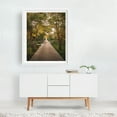 thumbnail image 2 of Atlantic Walk - Fire Island New York Photography Nature Boardwalk Forest Landscape Autumn White Framed Wall Art Print 18 x 24 inches, 2 of 3
