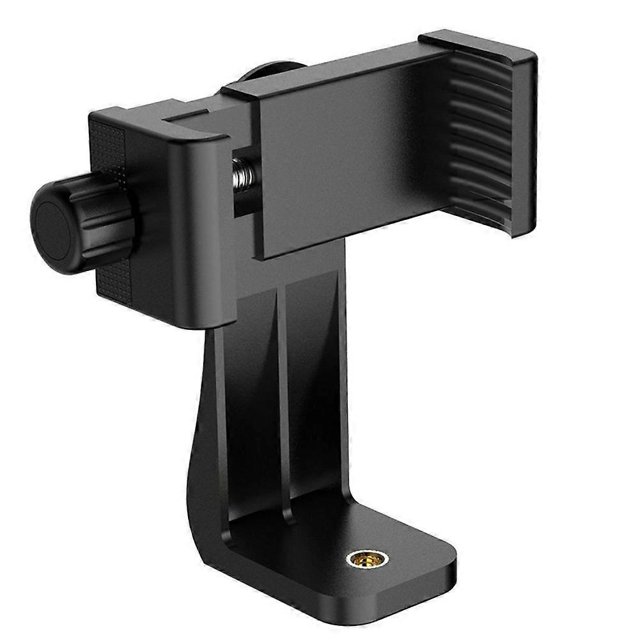 Clip para teléfono móvil de 360 grados compatible con todos los soportes para teléfono móvil de 14 tornillos, adaptador de trípode de escritorio para Samsung y iPhone.