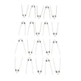 thumbnail image 1 of 20x Válvula Tornillos Set de Trombón Trompeta de Agua Tuba Barítono Accesorio de Repuesto Perfecto para Guitarra Eléctrica kusrkot Spit Valve Spring, 1 of 8