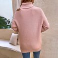thumbnail image 5 of Lilgiuy Women Casual Soild Pullover Long Sleeve Round-Neck Sweater Fall Clothes for 2022 Spring Winter, 5 of 5