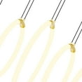 thumbnail image 2 of CWI Lighting Hoops 5 Light Contemporary Metal LED Chandelier in Satin Gold, 2 of 5