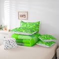 thumbnail image 6 of Castle Fairy Pixelated Miners Bedding Comforter Set,Plaid Grid Queen Bedding Sets, 6 of 8