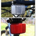thumbnail image 7 of Bicycle Bike Handlebar Reflector Reflective Front Rear Warning Light Safety Lens, 7 of 7
