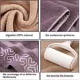 thumbnail image 3 of 2pc Toallas Algodon Toalla Baño 70*140cm Caqui y Morado, 3 of 3