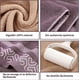 thumbnail image 3 of 2pc Toallas Algodon Toalla Baño 70*140cm Caqui y Morado, 3 of 3