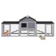 thumbnail image 2 of Rabbit Hutch Nyeekoy, grande, de madera, para exteriores, con bandeja de limpieza, 2 of 9