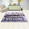 thumbnail image 3 of Coolnut 31x 20 Inch Area Rug, Carpet Wood Welcome Sign Doormat for Hardwood Floor Entrance Living Room Bedroom 2'7" x 1'8", 3 of 6