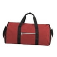 thumbnail image 4 of Los hombres portátiles de la bolsa de lona de la ropa llevan la bolsa de ropa para los viajes de negocios de vacaciones , Rojo, 4 of 7