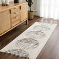 thumbnail image 5 of BoutiqueRugs Mahsa Farmhouse Area Rug - Cream, Black - 8'10" x 12', 5 of 13