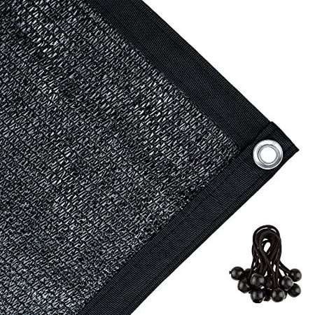 Agfabric 80% Sunblock Shade Cloth with Grommets for Garden Patio 12' X 8', (Best Colour Shade Cloth For Vegetable Garden)