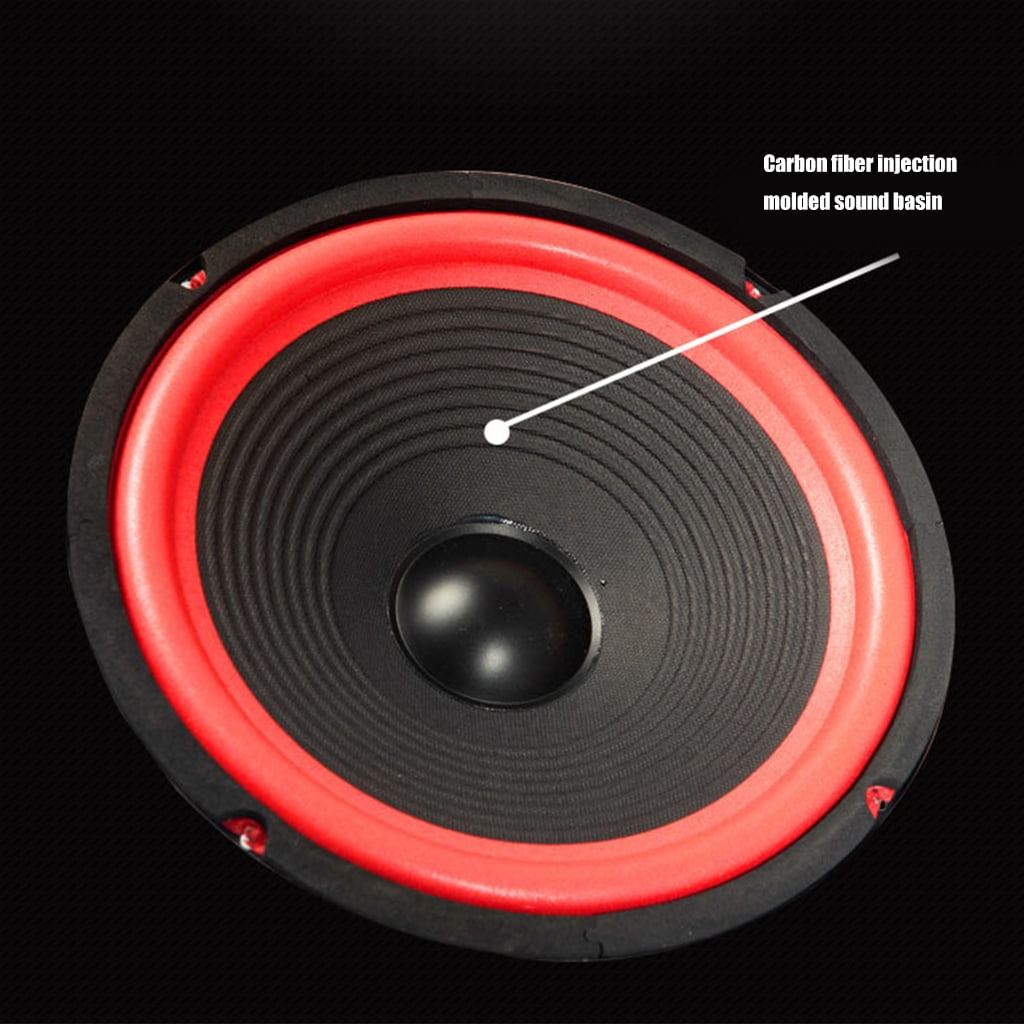 Osdhezcn 4Ohm 8inch Speakers Subwoofer Car Stereo Speakers Vehicle Door Music Stereo