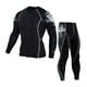 thumbnail image 1 of Jumpingount Ropa de hombre, camiseta de compresión plegable transpirable, mallas, Top de manga larga, chándal ligero, ropa de Fitness de cuello conjuntos de ropa Tipo 1 Jumpingount AP013620-01, 1 of 6