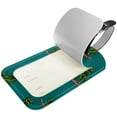 thumbnail image 2 of Square 2Pack PU Leather Dinosaur Cruise Luggage Tag with Privacy Cover and Name ID Tag for Travel Handbags Backpacks Luggage Tags, 2 of 6