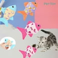 thumbnail image 1 of Fiudx Juego de Juguetes para Mascotas, Juguete para Gatos Color Menta, Diseño de Pez de Papel, Material Seguro, Alivio de La Dentición para Razas Pequeñas y Medianas, Juego Interactivo, Diversión par, 1 of 2