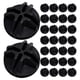 thumbnail image 1 of Storage Shelving Connectors For Easy Installation And Removal 30Pcs Square Shape Black Plastic For Home Wardrobes, 1 of 5