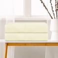 thumbnail image 3 of Juego de 2 toallas de baño de algodón tejido, suaves, de secado rápido, altamente absorbentes para uso diario, beige 28' x 56', 3 of 7