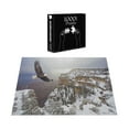 thumbnail image 5 of Ambesonne Africa Jigsaw Puzzle, Bald Eagle Landscape, Heirloom-Quality Fun Activity for Family Durable Cardboard, 1000 pcs, White Brown, 5 of 5