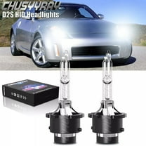 Front HID Headlight Bulbs for Nissan 350z 2003 2004 2005 Low Beam 6000K White Qty 2