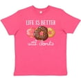 thumbnail image 3 of Inktastic Life is Better with Donuts Youth T-Shirt, 3 of 5