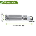 thumbnail image 4 of Estribos de motocicleta Unique Bargains para Harley Sportster XL883, pedal delantero, pedal trasero, reposapiés, pedal de pie, aleación de aluminio, color electrochapado, 1 par, 4 of 6