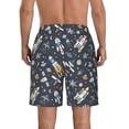 thumbnail image 3 of Naloa Space Cars Men's Beach Shorts, Surfing shorts, Swim trunks, Quick Dry Swim Trunks for Surfing Beach Fun - XX-Large, 3 of 9