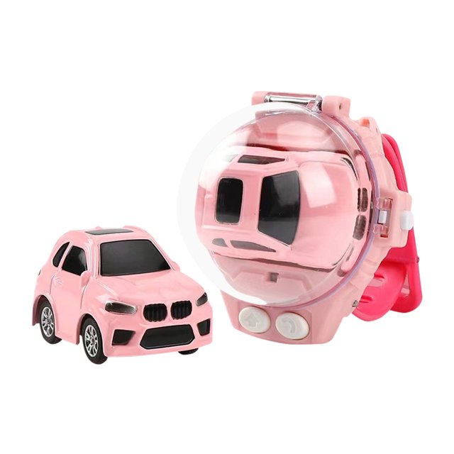 4 canales 1/58 5 km/h 24 GHz coche de carreras reloj de pulsera controlado RC pequeño vehículo JShteea libre de BPA