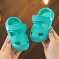 thumbnail image 3 of Gyexs Girls Boys Classic Garden Clogs Size 6-9 Months Kids on Water Shoes Lightweight Summer Slides Sandals Children Outdoor Shower Beach Pool Play Shoes Green, 3 of 5